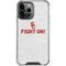 University of Southern California USC Fight On Grey iPhone 15 Pro Max Clear Case