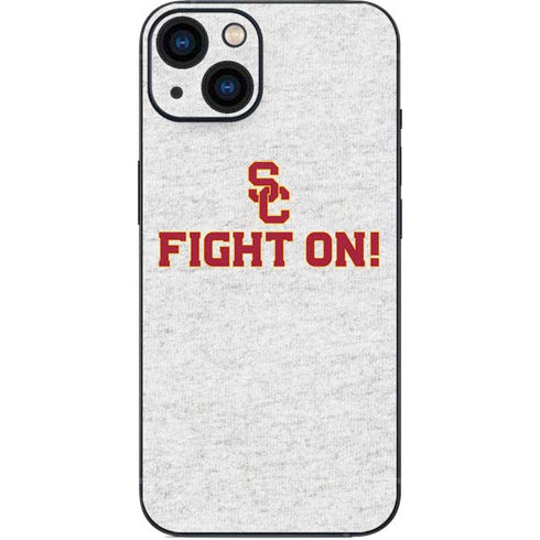University of Southern California USC Fight On Grey iPhone 14 Skin