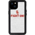 University of Southern California USC Fight On Grey iPhone 15 Plus Waterproof Case