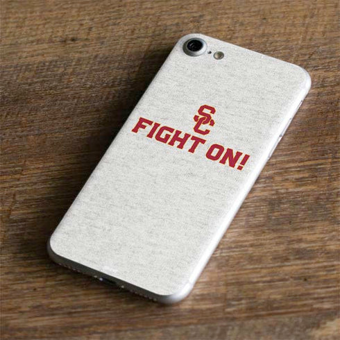 University of Southern California USC Fight On Grey iPhone 7 Skin