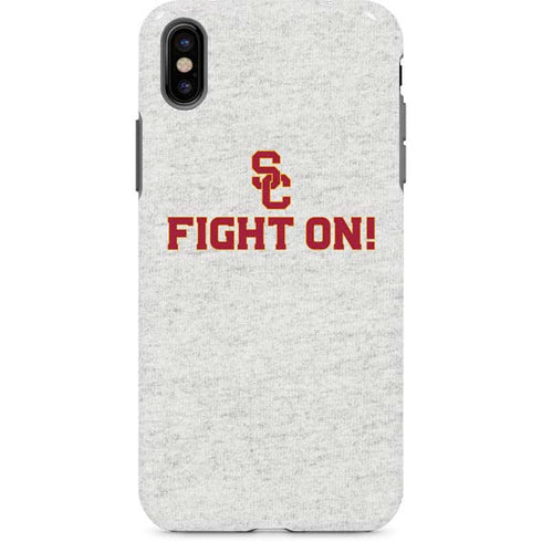 University of Southern California USC Fight On Grey iPhone 8 Pro Case
