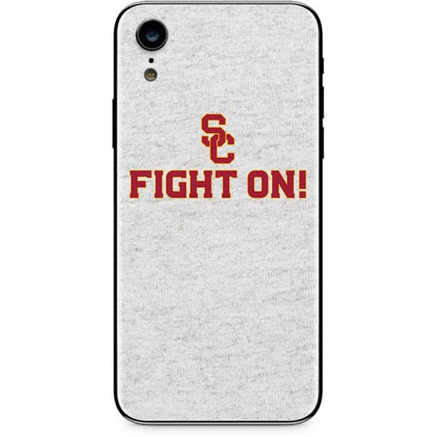 University of Southern California USC Fight On Grey iPhone XR Skin