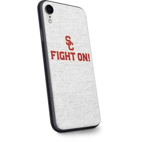 University of Southern California USC Fight On Grey iPhone XR Skin