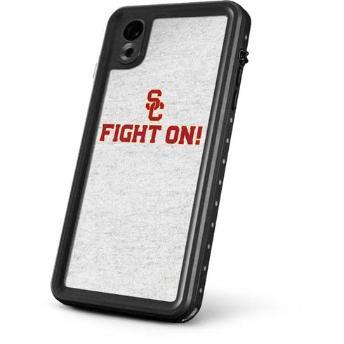 University of Southern California USC Fight On Grey iPhone XR Waterproof Case