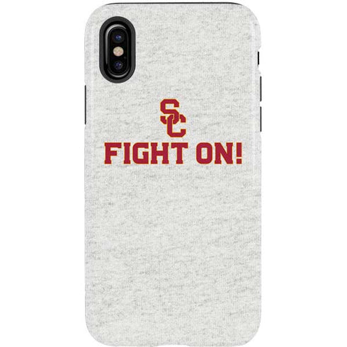 University of Southern California USC Fight On Grey iPhone XS Pro Case