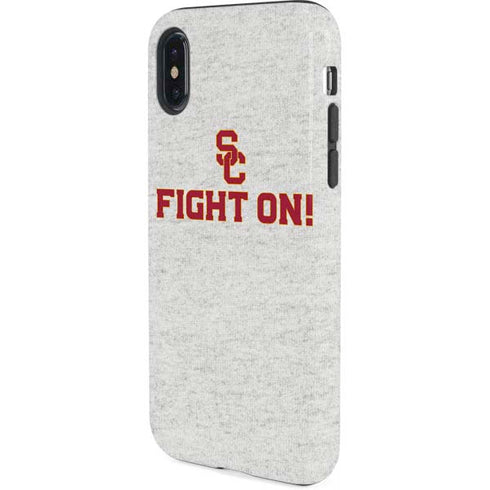 University of Southern California USC Fight On Grey iPhone XS Pro Case