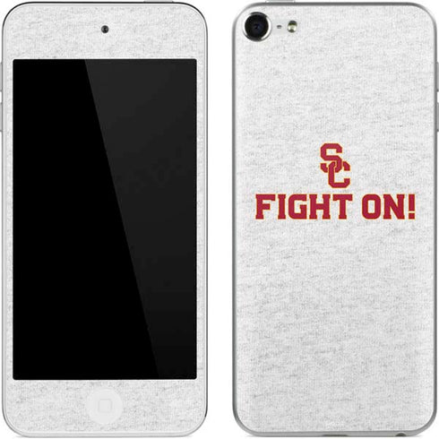 University of Southern California USC Fight On Grey Apple iPod Skin