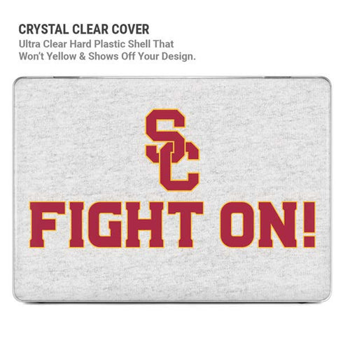 University of Southern California USC Fight On Grey MacBook Pro 15in (2016-19) Case plus Skin