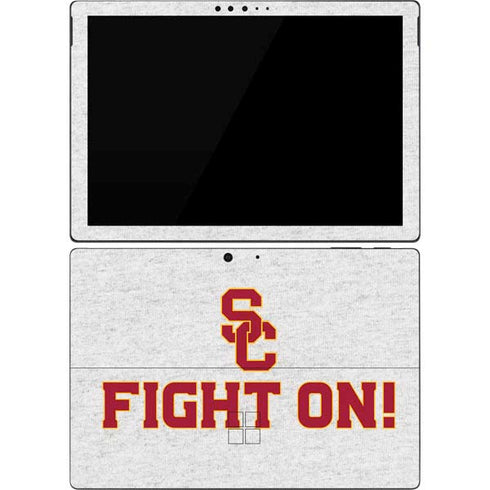 University of Southern California USC Fight On Grey Surface Pro 7 Skin
