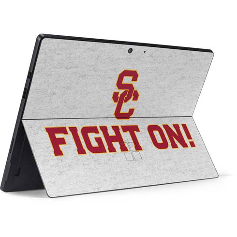 University of Southern California USC Fight On Grey Surface Pro 7 Skin