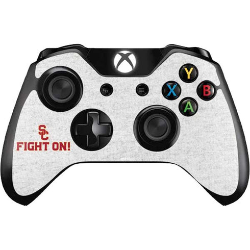 University of Southern California USC Fight On Grey Xbox One Controller Skin