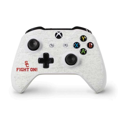 University of Southern California USC Fight On Grey Xbox One S Controller Skin