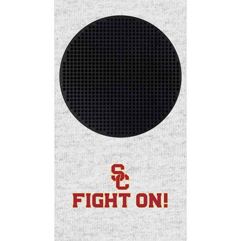 University of Southern California USC Fight On Grey Xbox Series S Console Skin