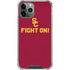 University of Southern California USC Fight On iPhone 11 Pro Max Clear Case