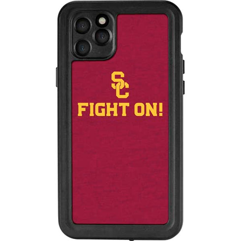 University of Southern California USC Fight On iPhone 11 Pro Max Waterproof Case
