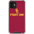 University of Southern California USC Fight On iPhone 12 Clear Case