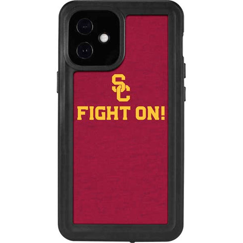 University of Southern California USC Fight On iPhone 12 Mini Waterproof Case
