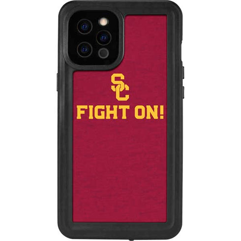 University of Southern California USC Fight On iPhone 12 Pro Max Waterproof Case
