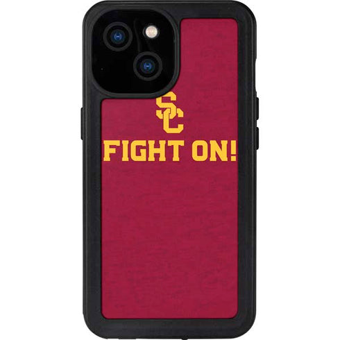 University of Southern California USC Fight On iPhone 13 Mini Waterproof Case