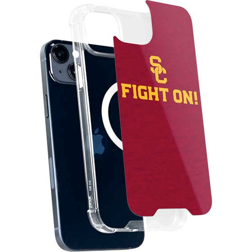 University of Southern California USC Fight On iPhone 15 Plus MagSafe Case