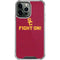 University of Southern California USC Fight On iPhone 14 Pro Max Clear Case