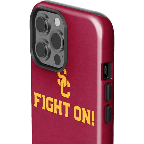 University of Southern California USC Fight On iPhone 15 Pro Max Impact Case