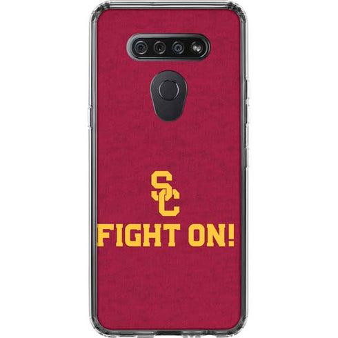 University of Southern California USC Fight On LG K51/Q51 Clear Case