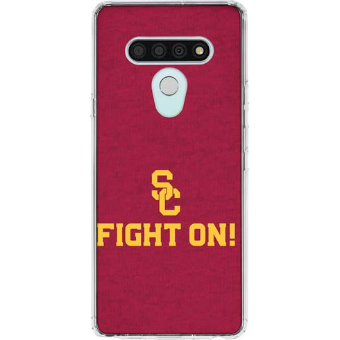 University of Southern California USC Fight On LG Stylo 6 Clear Case