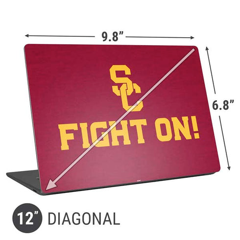 University of Southern California USC Fight On Universal Laptop 12in (9.8 x 6.8in) Skin