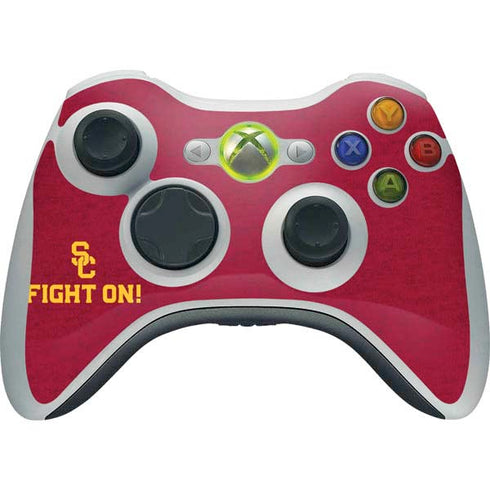 University of Southern California USC Fight On Xbox 360 Wireless Controller Skin