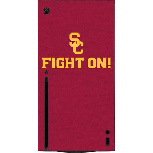 University of Southern California USC Fight On Xbox Series X Console Skin