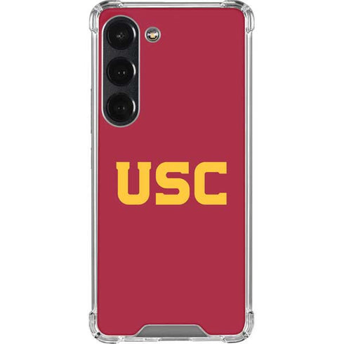 University of Southern California USC Galaxy S23 Clear Case