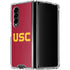 University of Southern California USC Galaxy Z Fold4 5G Clear Case