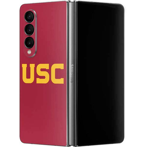University of Southern California USC Galaxy Z Fold4 5G Skin