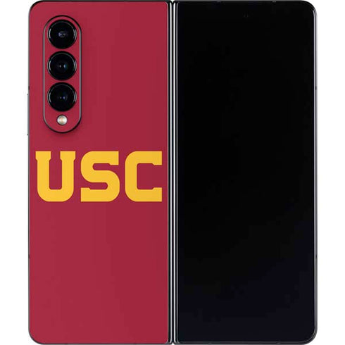 University of Southern California USC Galaxy Z Fold4 5G Skin