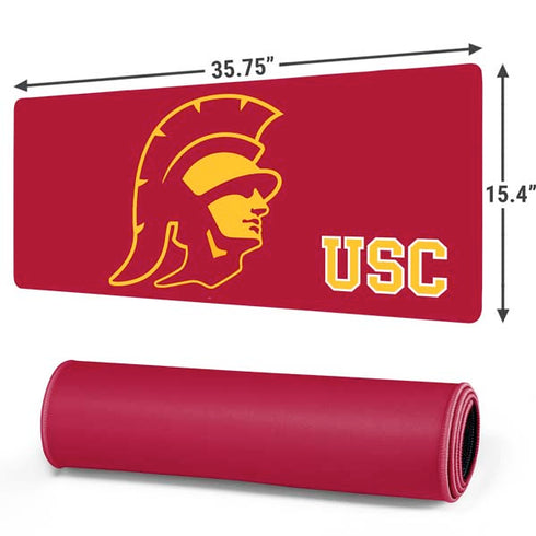 University of Southern California USC Gold Trojan Mascot Gaming Mouse Pad