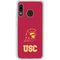 University of Southern California USC Gold Trojan Mascot Galaxy A20 Clear Case
