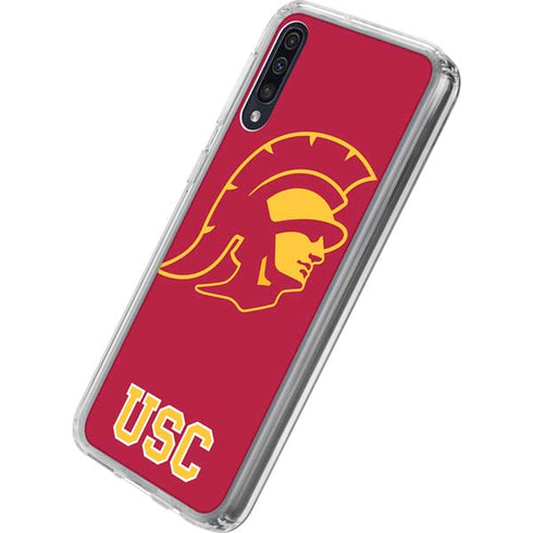 University of Southern California USC Gold Trojan Mascot Galaxy A50 Clear Case