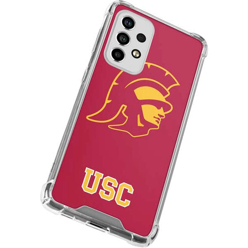 University of Southern California USC Gold Trojan Mascot Galaxy A53 5G Clear Case