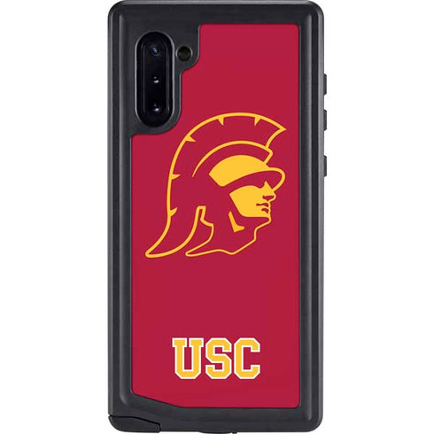 University of Southern California USC Gold Trojan Mascot Galaxy Note 10 Waterproof Case