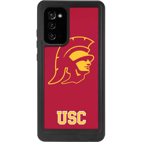 University of Southern California USC Gold Trojan Mascot Galaxy Note20 5G Waterproof Case