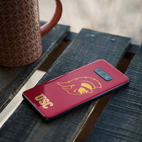 University of Southern California USC Gold Trojan Mascot Galaxy S10e Skin