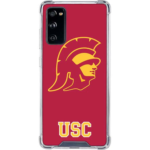 University of Southern California USC Gold Trojan Mascot Galaxy S20 FE Clear Case