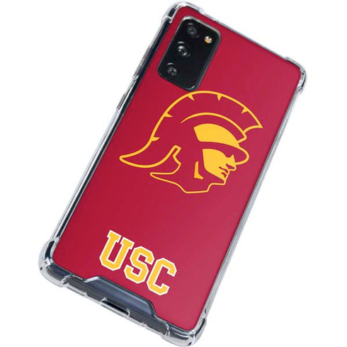 University of Southern California USC Gold Trojan Mascot Galaxy S20 FE Clear Case