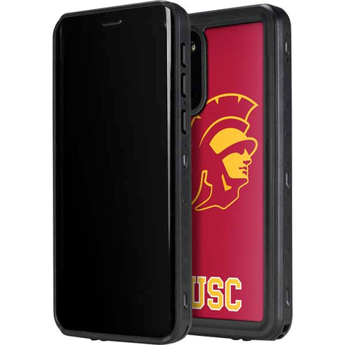 University of Southern California USC Gold Trojan Mascot Galaxy S20 Plus Waterproof Case