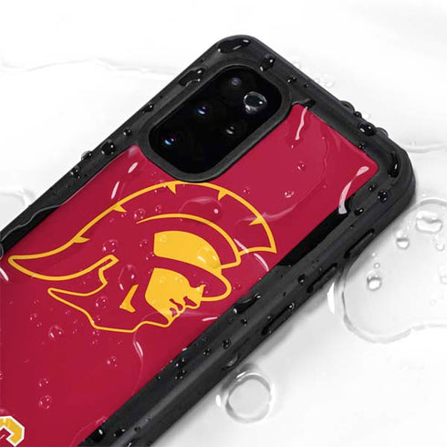 University of Southern California USC Gold Trojan Mascot Galaxy S20 Plus Waterproof Case