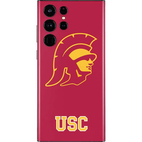University of Southern California USC Gold Trojan Mascot Galaxy S22 Ultra Skin