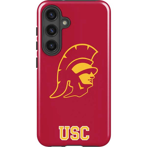 University of Southern California USC Gold Trojan Mascot Galaxy S24 Plus Impact Case