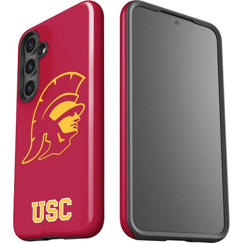 University of Southern California USC Gold Trojan Mascot Galaxy S24 Plus Impact Case
