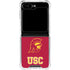 University of Southern California USC Gold Trojan Mascot Galaxy Z Flip5 5G Clear Case